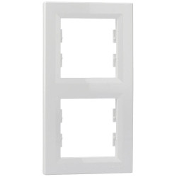 Schneider Electric EPH5810221D Asfora 2-fold vertical frame white flush-mount