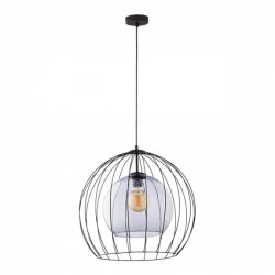 Dunia 500 1P E27, lampa wisząca, max. 15W, czarna AD-LD-6234BE27S