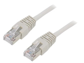 Patch cord F/UTP 5e linka CCA PVC szary 20m 26AWG Cablexpert PP22-20M