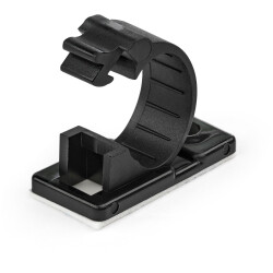 StarTech.com CBMCC2 100 Adhesive Cable Management Clips Black - Network/Etherne