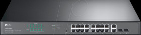 TL-SG1218MPE Switch, 20-Port, Gigabit Ethernet, 2x SFP/RJ45