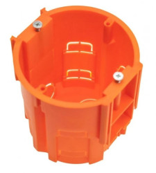 Puszka podtynkowa łączeniowa głęboka z wkrętami fi68 A.0080