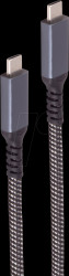 BS14-75007 Sync and charging cable, USB-C, 100 W, textile, 2.0 m