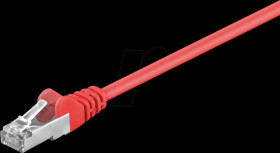 50152 Cat.5e F/UTP patch cable CCA red 2.0 m