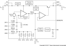 Enhanced-product, 36V, 1A 4μVRMS RF low-dropout voltage regular