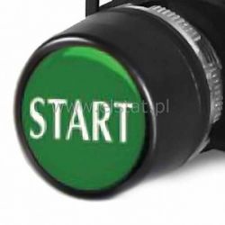 Przycisk chwilowy niski zielony