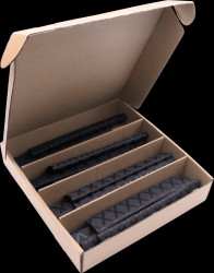 19011CA096 Soft-Schrumfpschlauch 2:1 - Schwarz, 20 teilig