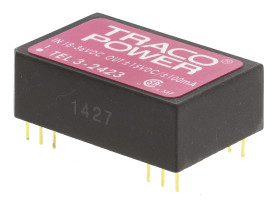 Przetwornica DC-DC, 3W, Uwe 18 → 36 V DC, Uwy ±15V dc, Iwy ±100mA, TRACOPOWER