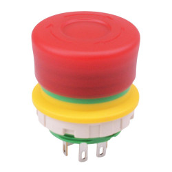 XW1E-LV3SG02Q4TR illuminated Unibody 22mm Emergency Stop Switch 2NC IDEC