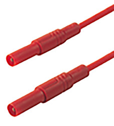 934076101, PA, 16A, 1000V ac/dc, kolor: Czerwony, dł. 2m, -15 → +70°C, Hirschmann Test & Measurement