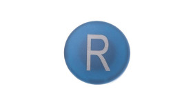 Wkładka Przycisku 22Mm Płaska Niebieska Z Symbolem Reset M22-Xd-B-X6 218172