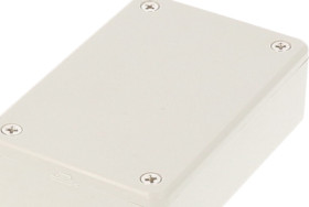 ABS enclosure, (L x W x H) 85 x 56 x 26 mm, light gray (RAL 7035), IP54, 1591MSGY