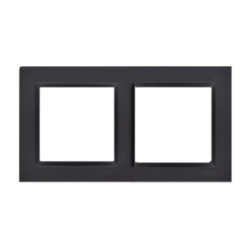 SIMON10 czarny CR2/49 Ramka 2-krotna KONTAKT