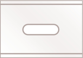 Industrial blade, for safety cutter, BW 18.5 mm, L 26 mm, 92.66