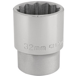 Draper Expert 16699 3/4&quot; Sq. Dr. 12 Point Socket (32mm)
