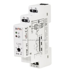 Regulator temperatury 5÷40deg;C RTM-01 TH35 Zamel