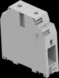Feed through terminal, screw connection, 35-185 mm², 2 pole, 309 A, 12 kV, gray, 1SNK531010R0000