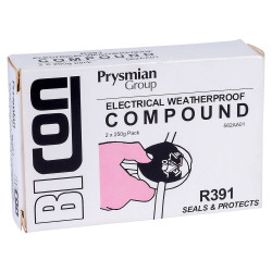 Prysmian BICON R391 Electrical Weatherproof Compound 2 x 250g