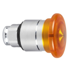 Łeb przycisku, Ø 40 mm, IP67, IP69K, IP66, kolor: Pomarańczowy Sprężyna powrotna, Schneider Electric, Harmony XB4 22 mm