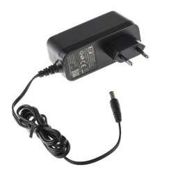 Adapter AC/DC Uwy 24V dc Iwy 1A Złącze 2,1 x 5,5 x 12 mm, biegun dodatni w środku 24W typ wtyczki: Typ C
