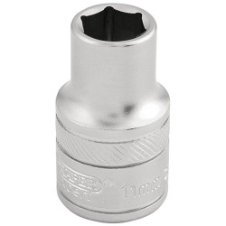 Draper Expert 16600 1/2&quot; Sq. Dr. 6 Point Metric Socket (11mm)