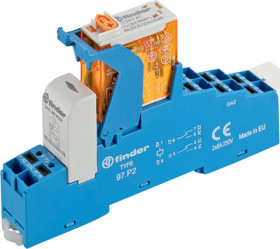 Coupling relay 2 Form C (NO/NC), 12 V (AC), 80 Ω, 8 A, 250 V (AC), 4C.P2.8.012.0060