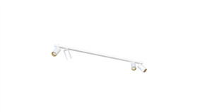Listwa Ze Spotami Mono Iv White/Gold 7776 Nowodvorski Lighting