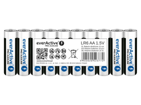 10x baterie R-06 LR6 AA 1,5V alkaiczne EverActive Pro