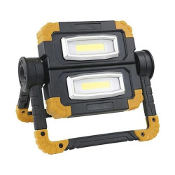 GEMINIX LED 2x10W, naświetlacz roboczy, przenośny z akumulatorem, 1200lm, IP44, 4000K, 5000mAh,AD-NR-6466L4