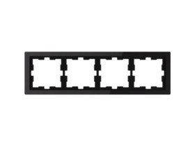 MERTEN D-Life Ramka 4 poczwórna czerń onyksowy MTN4040-6503 SCHNEIDER ELECTRIC