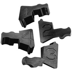 DEFENDER 8690021ASET Bolt Polyurethane Black Set