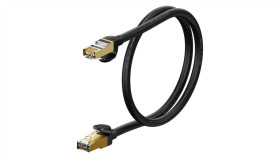 Baseus Speed Seven Szybki Kabel Sieciowy Rj45 10Gbps 0.5M Czarny (Wkjs010001)