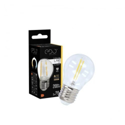 Żarówka LARI LED Filament G45 E27 2W 3000K ciepły WW, 200lm EDO777462 EDO