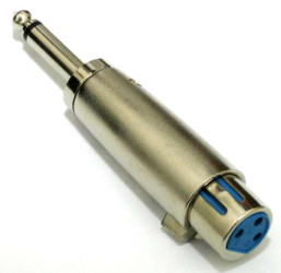 Redukacja wtyk dyży jack - wt. canon żeń