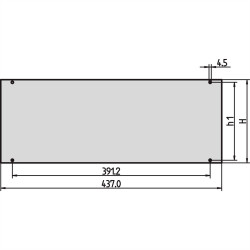 nVent SCHROFF 30828067 Płytka przednia 1 szt.
