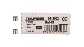 Wkładka Aparatowa 5X20mm 2,5A T /Zwłoczna/ 250V 006710050