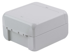 Obudowa Poliwęglan szerokość zew. 80 mm długość zew. 89 mm wys. zew. 47 mm Bopla IP66, IP68 Jasnoszary