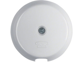 Element centralny do przyłącza kablowego i gniazda VDo śnieżnobiały 1930/Glas/Palazzo BPREM 1037 HAGER