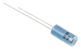 Kondensator 22μF 50V dc Radialny, Otwór przelotowy Vishay roztaw: 2.5mm 5 (Dia.) x 11mm