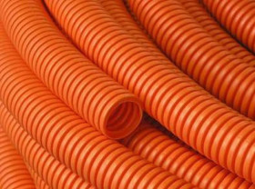 Rura karbowana 320N fi 16/11 bezhalogenowa do zalewania betonem z pilotem i smarowaniem ECTP1216T /100m/