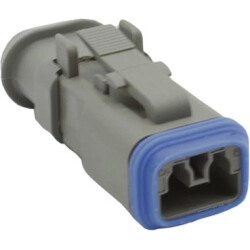 Plug housing, for rectangular miniature plug, PX0108S02GY