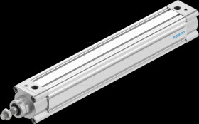 8165591 Standard cylinder, DSBC, dia. 63 mm, M16x1.5, G3/8, D3, PPVA