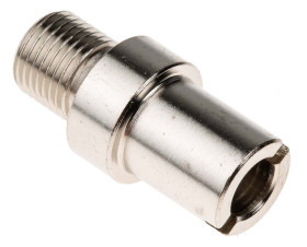 Złącze termoparowe Adapter bagnetowy RS PRO do Bagnetowa typu J i K z regulacją 1/8 BSP