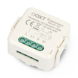 Tuya - jednokanałowy mini sterownik oświetlenia WiFi - aplikacja Android/iOS - OXT SWT24