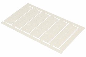 Taśma oznaczników; do złączek na szynę DIN; TM47W 1kpl=72szt; biały; Dinkle; RoHS