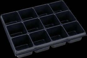 1000010134 Small parts insert, 12 recesses for i-BOXX 72 and LS-Tray 72