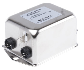 Filtr EMI 16A 1-fazowy 250 V AC/DC 60Hz Schaffner Montaż w obudowie