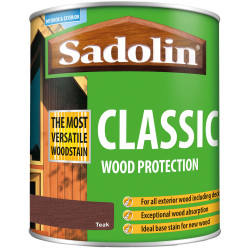 Sadolin 5028461 Classic Wood Protection Teak 1 litre