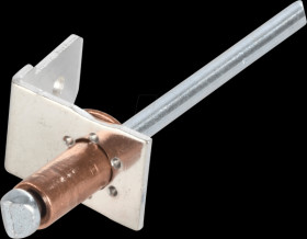 387811.67 Flat connector, 1-pin, blind rivet technology, tin-plated