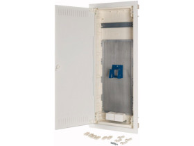 Rozdzielnica multimedialna podtynkowa 14 modułowa 1x14M drzwi metal superpłaska G-K IP30 KLV-60HWM-SF 302421 EATON